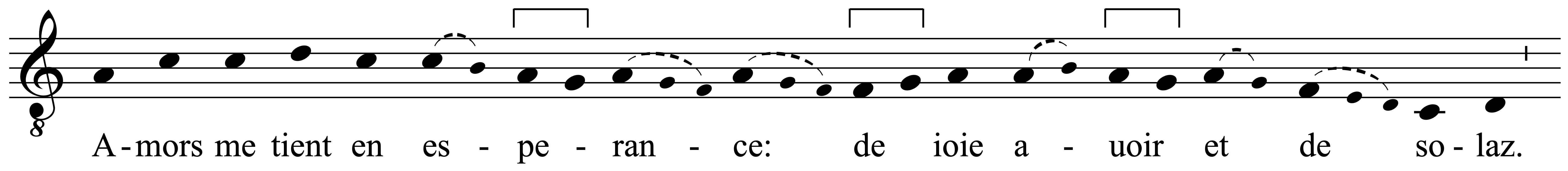 Work musical notation